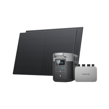 EcoFlow PowerStream Balkonkraftwerk mit 2 kWh Speicher 600W - DELTA Max 2000