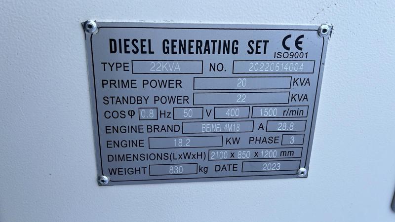 Technische Daten des Perkins 22kVA Generators – Übersicht aller Spezifika