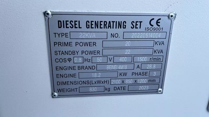 PERKINS 4D22-D5 GENERATOR