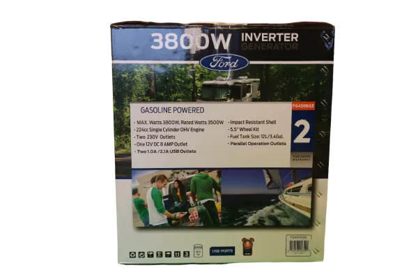 FORD FG4500iSR INVERTER GENERATOR FORD FG4500iSR INVERTER GENERATOR