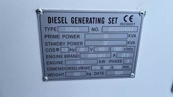 PERKINS 4D22-D5 GENERATOR PERKINS 4D22-D5 GENERATOR